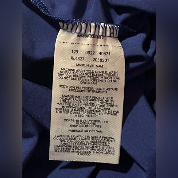 Columbia Women's Blue Anytime Tank Jumpsuit w Pockets Size XXL New with Tags NWT - Picture 16 of 16